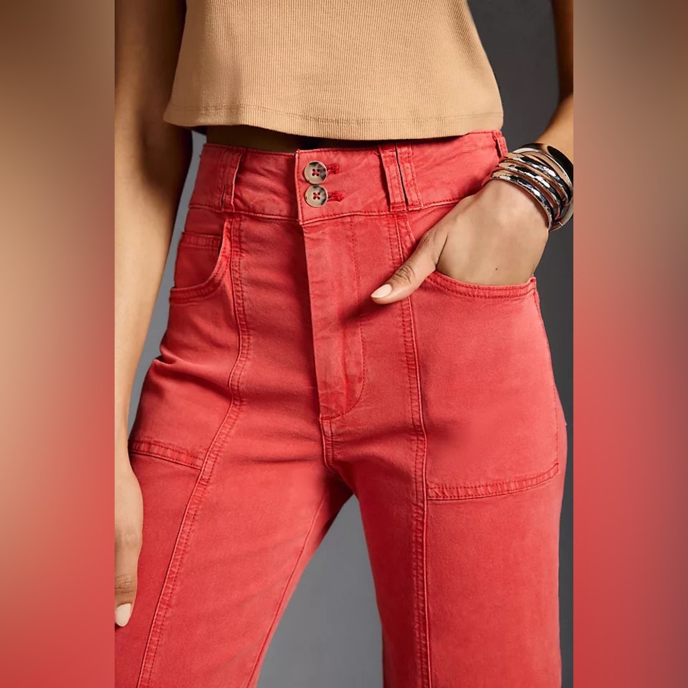 Anthropologie Coral Cropped Jeans - Picture 3 of 7